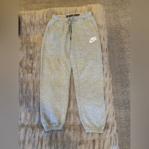Nike Heather Grey Fleece Joggers